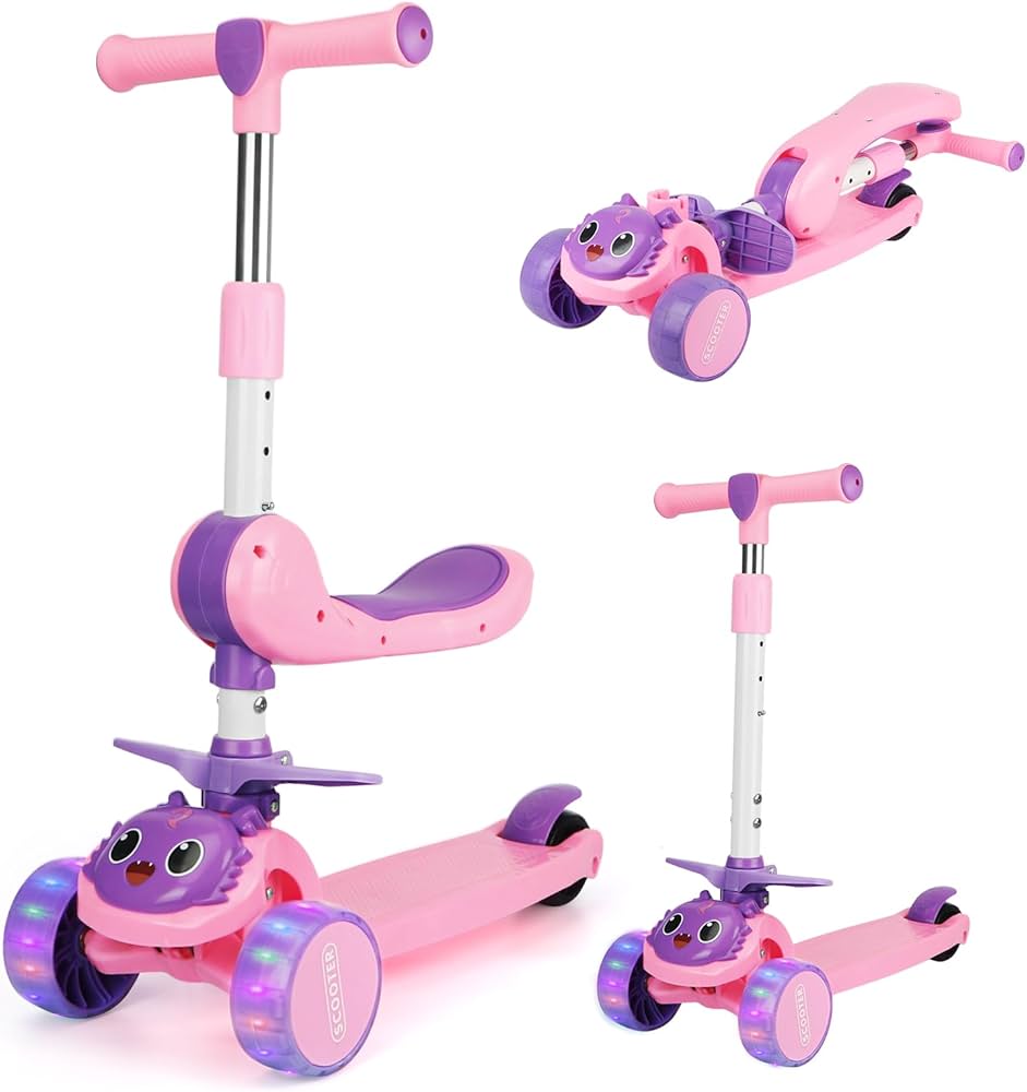 Amazon.co.jp: LittleSo キックスクーター 3~10歳子供用 キックボード